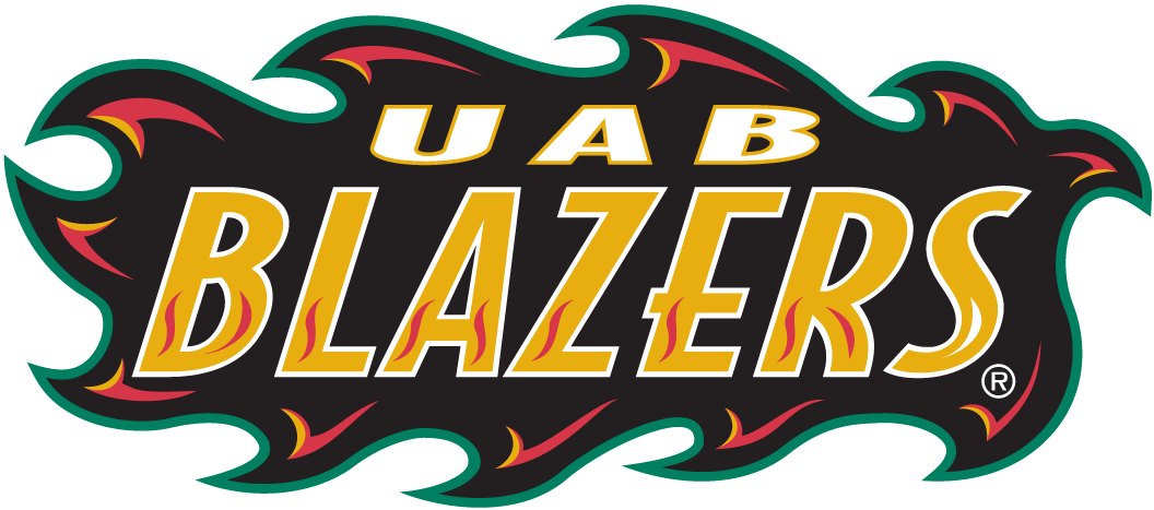 UAB Blazers 1996-Pres Wordmark Logo v4 diy DTF decal sticker